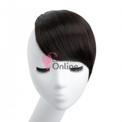 Breton lung filat la varfuri din par artificial BRT001 Brunet